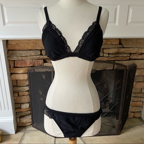 Rodarte for Target Other - NWT Rodarte for Target Black Lingerie Style Bikini Size XL